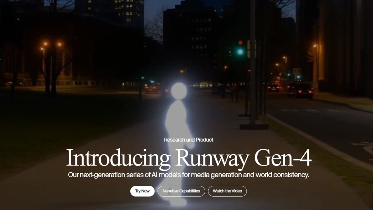 四部来自 Runway 官方的 Gen-4 示例短片