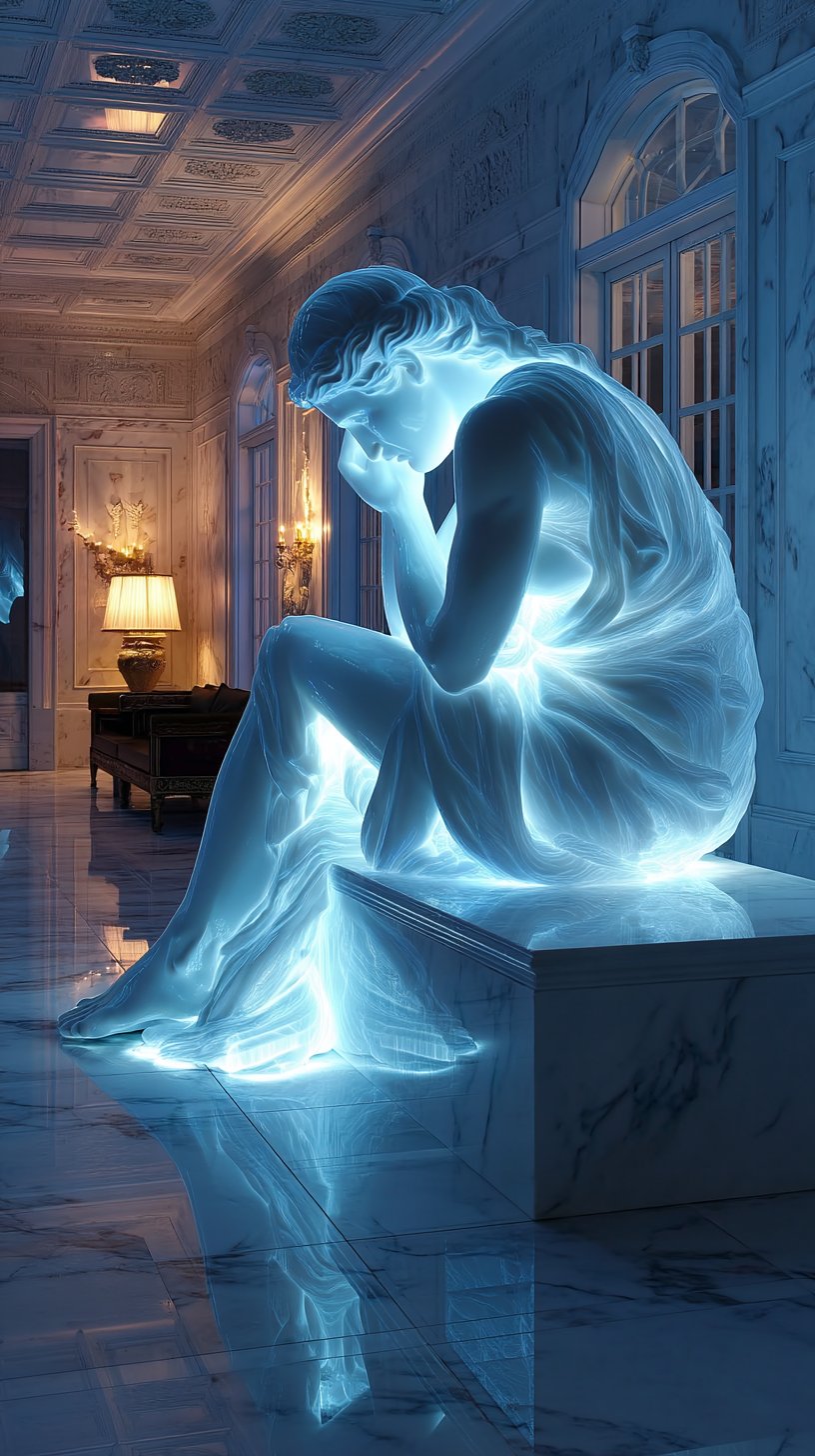 发光雕塑（Glowing Sculpture）