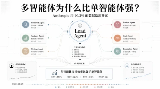 多智能体为什么比单智能体强？Anthropic 用 90.2% 的数据给了答案