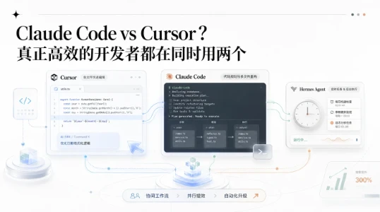 别再纠结 Claude Code 还是 Cursor，高效开发者在同时用两个