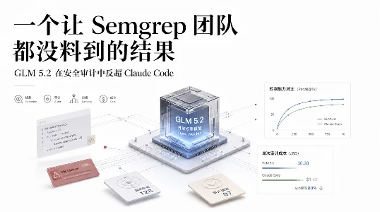 GLM 5.2 裸跑击败 Claude Code：Semgrep 安全基准实验里的意外结果