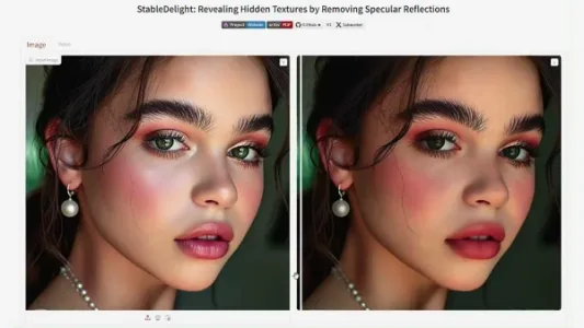 能够消除镜面反射恢复图像纹理细节的 AI 模型：StableDelight