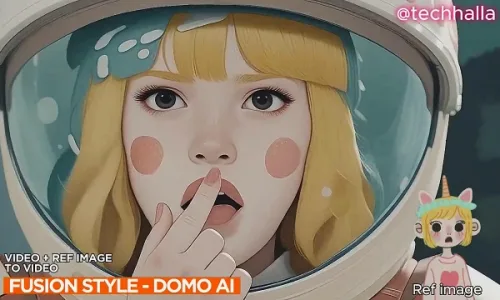 Flux LoRA 结合 DomoAI Fusion 创意视频制作工作流