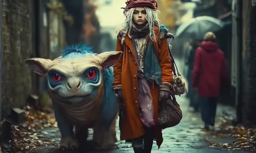 AI 音乐视频：人与动物