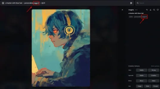 Midjourney Niji 推出了个性化功能