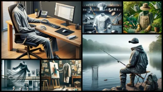 AI创意绘画：透明人的世界