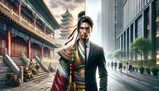 AI创意绘画：分屏反差图