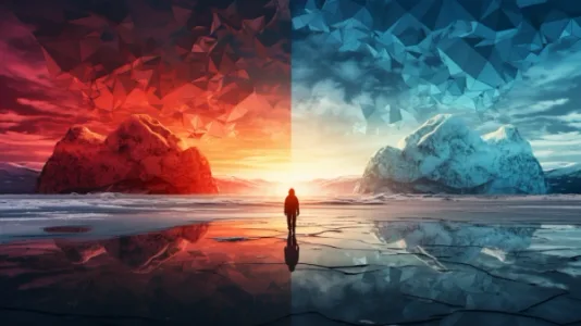 AI 创意绘画：双色调叠加艺术