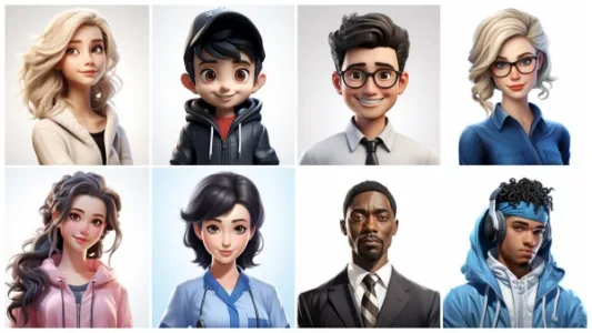 如何用 Midjourney 制作 3D 卡通头像