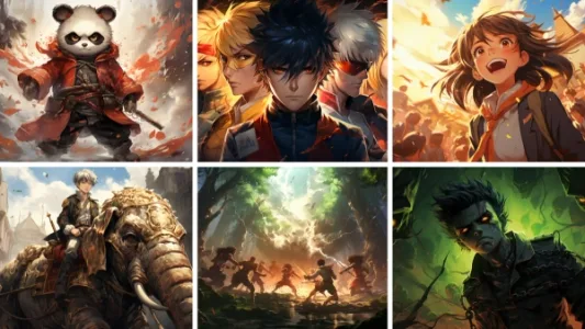 Midjourney 风格咒语：少年动漫