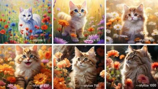 Midjourney 功能介绍：Stylize