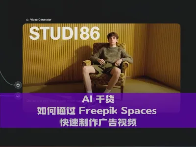 AI干货 如何通过 Freepik Spaces 快速制作广告视频