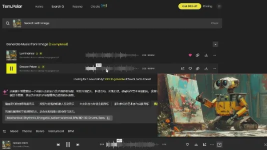 通过图片、视频生成音乐的 AI 神器：Tem.Polor