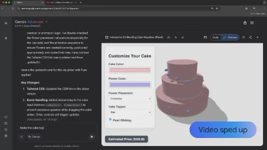 如何通过 Gemini 2.5 Pro 实现 3D 应用程序的氛围编程