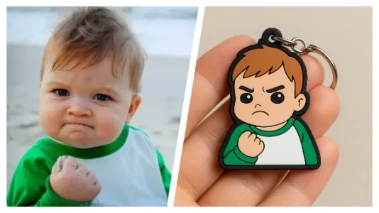 如何将 meme、logo、头像变成萌趣 Q 版钥匙吊坠