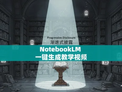 NotebookLM 一键生成教学视频
