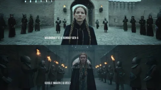 Midjourney + Runway Gen-4 还是 Imagen 3 + Veo 2