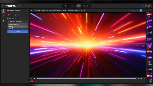 如何通过 AI 制作动态光影背景视频