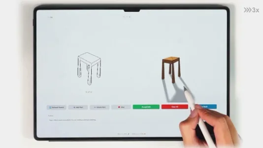 革新3D建模：MeshPad 开启草图驱动的网格编辑新时代