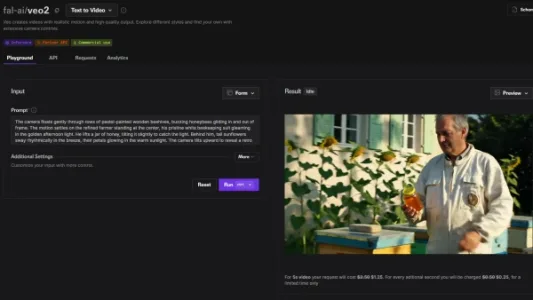 Fal.ai 正式接入 Veo 2，5 秒视频需花费 $1.25