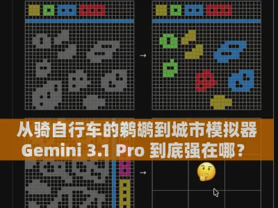 从骑自行车的鹈鹕到城市模拟器：Gemini 3.1 Pro 到底强在哪？