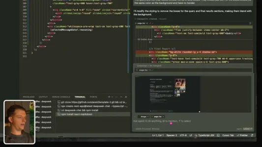 两小时快速实现 DeepSeek 克隆 Perplexity