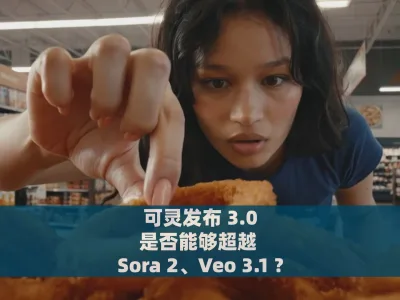 可灵发布 3.0，是否能够超越 Sora 2、Veo 3.1?