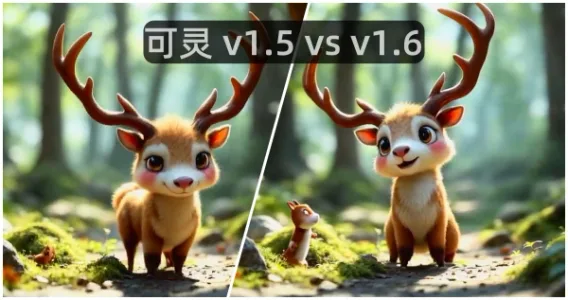 可灵 v1.6 & v1.5 深入对比
