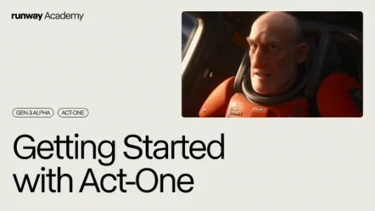Runway 面部表情捕捉 Act-One 使用教程