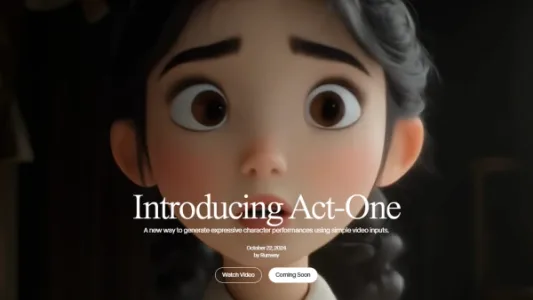 Runway Act-One 面部表情捕捉工具介绍
