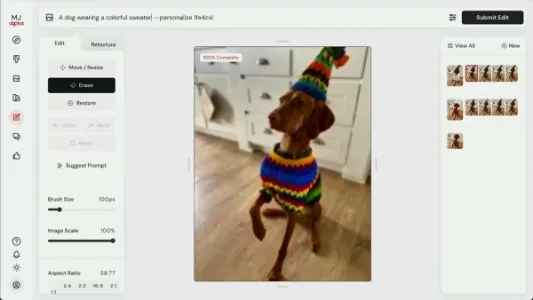 Midjourney 图像编辑器使用教程