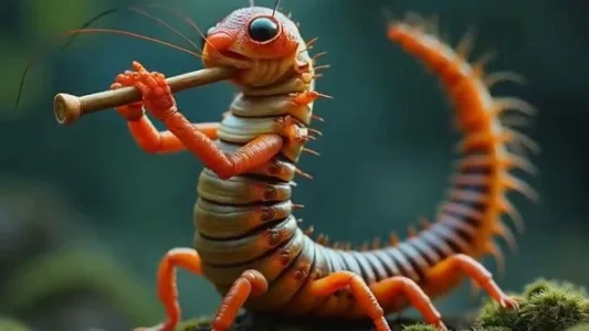 AI 创意视频：昆虫音乐会