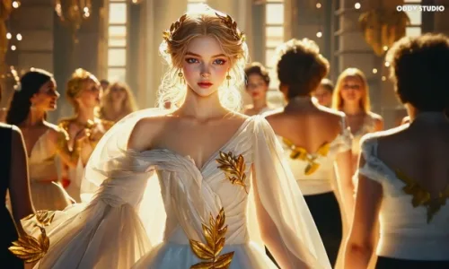 AI 创意短片《神话女神时尚秀》