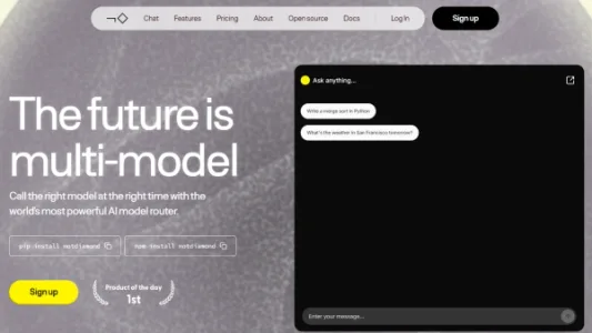 超好用的 AI 模型路由器：Not Diamond