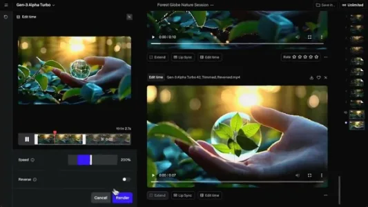 Runway Gen-3 视频编辑功能