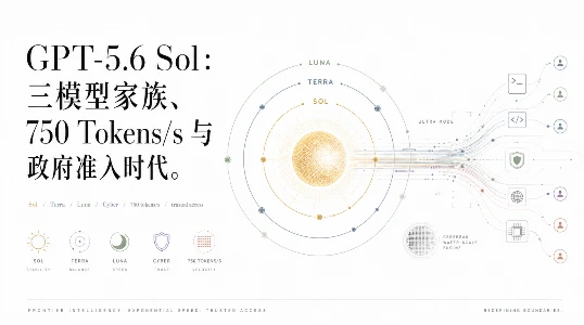GPT-5.6 Sol 来了：三模型家族、750 tokens/s、政府审查准入，OpenAI 这次改了游戏规则