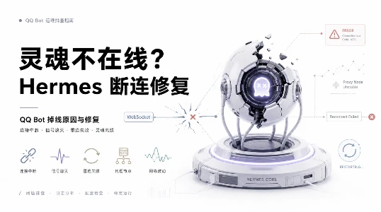 如何解决 Hermes Agent 中 QQ Bot “灵魂不在线”