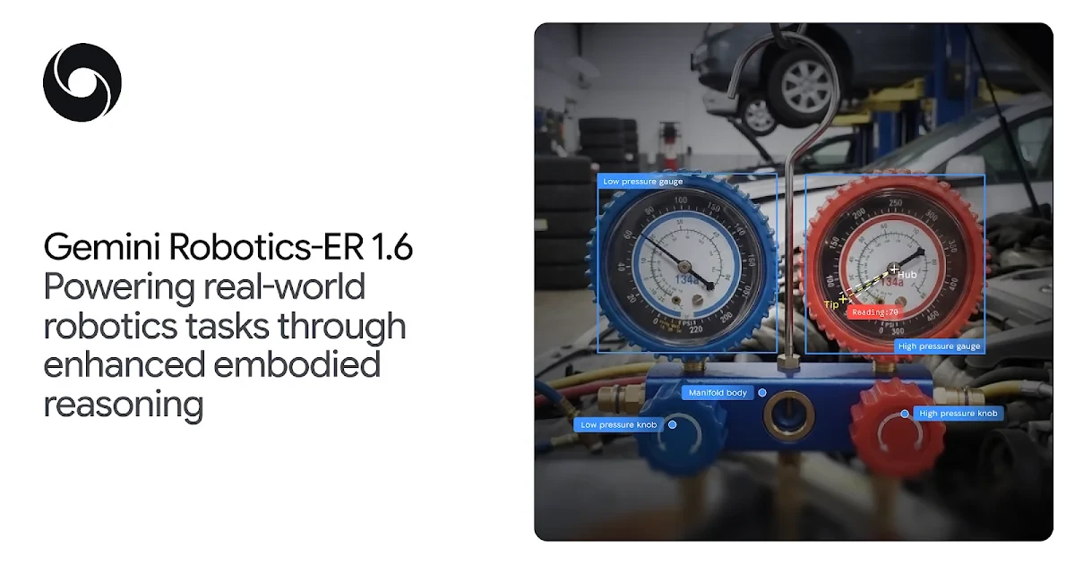 Gemini Robotics-ER 1.6 ：通过增强具身推理赋能现实世界机器人任务