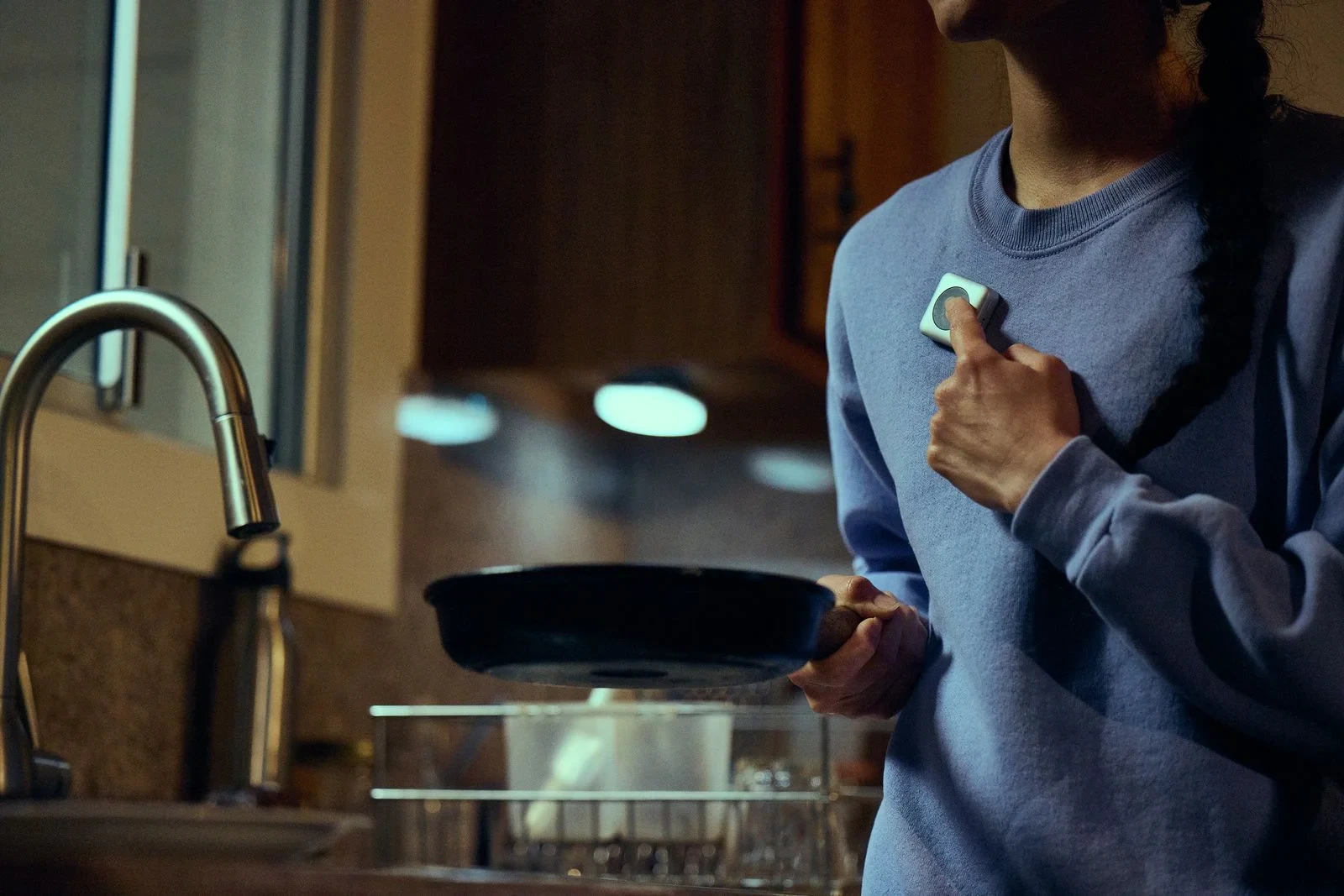 Image may contain Cooking Pan Cookware Adult Person and Frying Pan