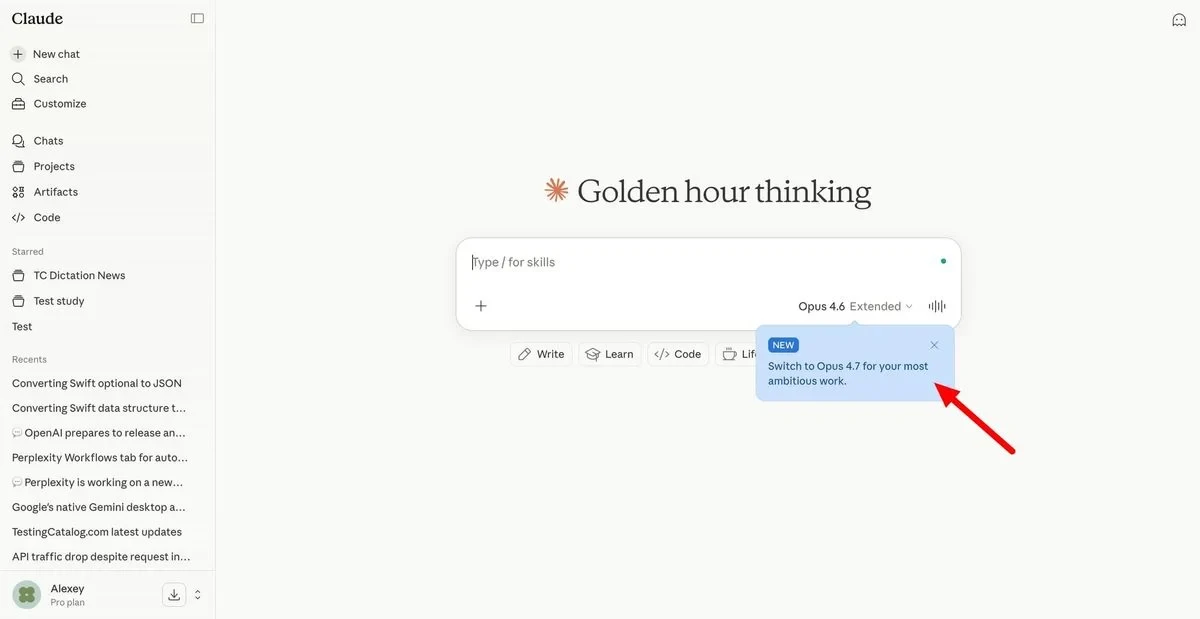 Anthropic 发布 Claude Opus 4.7 模型，覆盖网页、应用和 API