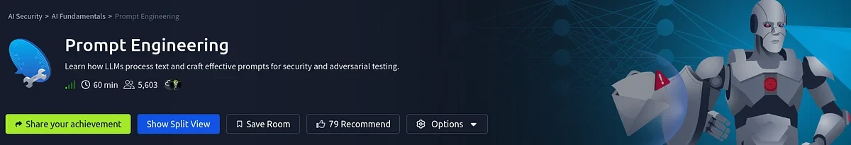 提示工程： AI 安全 TryHackMe